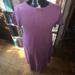 LuLaRoe  purple loungewear M knit Carly Swing Dress Photo 1