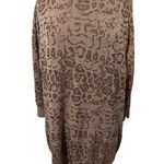 INC International Concepts Leopard Print Sweater Dress NWT 1X Brown Photo 0