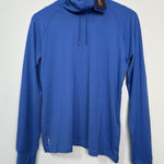RLX‎ Ralph Lauren Women's Stretch Mock Neck Golf Jersey Pullover Blue NEW $168 Size M Photo 0