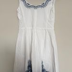 Vineyard Vines Dress White Embroidered Photo 4