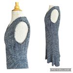 Rebecca Taylor  Tweed Dress Navy Sleeveless Fit & Flare Fringe Women’s Size 8 NEW Photo 11