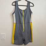 Fabletics  Gray and Yellow Athletic Romper 2X Photo 4