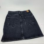 ZARA gray denim mini skirt size XS DR Photo 2