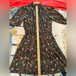 Anthropologie DREW S Green Smocked-Waist Mini Dress Photo 7