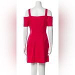 ALC Frank A.L.C. Calla Ramie Blend Cold Shoulder Dress in Red Mini Women’s 4 Photo 2