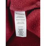 Athleta  24/7 Funnel Neck red Sweatshirt size small Photo 3