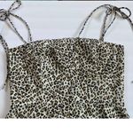 Princess Polly Cliff White Leopard Sweetheart Tie Strap Weekend Mini Dress 0 EUC Photo 4