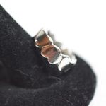 Source Unknown Trendy Circle Of Hearts Solid Silver Tone Metal Alloy Size 6 NWOT Ring Photo 1
