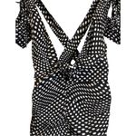 For Love & Lemons NWT‎  Beth Midi Black / White Polka Dot Dress Size Small NWT Photo 5