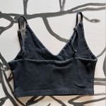 Little Black Crop Top Bralette Sports Bra Tank Top Women’s Sz S EUC Photo 2