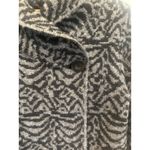 Susan Bristol Black Gray Abstract Pattern Button Jacket Women's M wool blend Photo 1