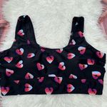 Torrid  Wireless Scoop Bikini Top Heart Print Black Plus Size 4 Photo 2