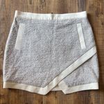 Banana Republic Banana Republics Womens Asymmetric Dressy Black/White Square Textured Skirt Sz 0 Photo 0