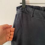 Theory Navy Blue 100% Silk Trouser Pants Lightweight Minimalist Women size Small Photo 2
