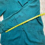 Ivy Park IVY Dark Turquoise Linen Blouse/Jacket. Size Small. Photo 7