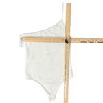 Babaton Contour White One-Shoulder Cami Spaghetti Strap Bodysuit size S NEW Tags Photo 3