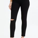 Reformation High & Skinny Jeans Faded Black Distressed Women’s Size 25 Ankle Photo 0