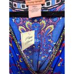 Flying Tomato Anthropologie Fly Tomato Geometric Boho Retro Blue Maxi Dress NWT Size Small Photo 3