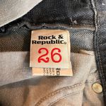 Rock & Republic  Straight Leg Low Rise Jeans Size 26 Photo 3