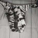 PacSun  Black and White Tie Dye Cheeky Bikini Bottom NWT Photo 6