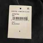 Good American NWT  Cotton Crop Tee Shirt Black Size 3XL Photo 1