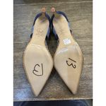 Chadette Maragh‎ Alisyn Tweed d'Orsay Shoes Size 13 EU 43 Blue Denim Bow Photo 8