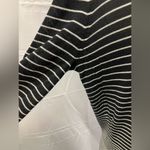 Saks 5th Avenue Belford for Saks Fifth Avenue 100% Silk Square Neck Long Sleeve Striped Blouse M Photo 4