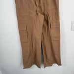 Aerie  High Waisted Go For It Baggy Cargo Pants Brown Tan NEW Womens Medium Photo 4