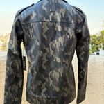 Koral Activewear Specter metallic camo-print vegan leather moto jacket small NWT Photo 10