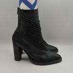 Free People  Woman's Sz 7.5 "Barleda"  Snake Skin Leather Ankle Boots EU 38 Photo 3