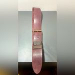 HANDCRAFTED Vintage Burgundy Leather Buckle Belt Brown Photo 5