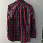 Vineyard Vines Women’s  Merry Plaid Relaxed Chillmark Button Down Red Size 10 Photo 1