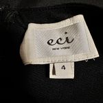 ECI Black & Metallic Silver Cocktail Dress Photo 6