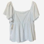 No Boundaries  Blue Baby Flower Smocked Baby Doll Top XXL Photo 3