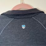 Kuhl  Women’s Dark Gray Wool Blend Quarter Zip Medium Photo 9