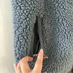 Bass Outdoor Women Route Hiking Faux Sherpa Vest‎ Size Small Gray Outdoorsy Photo 5