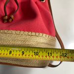 Michael Kors 30S5GMAE7C Marina Watermelon Espadrille Canvas Large Shoulder Tote Photo 13