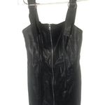 Poster Girl  X REVOLVE Black vegan leather dress S cyberpunk goth punk Photo 0