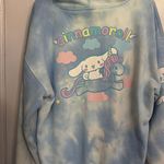 Hot Topic Cinnamoroll Unicorn Blue Tie-Dye Hoodie Photo 4