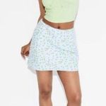 Wild Fable Mini Skirt - Light Blue with Green Floral Photo 0