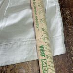 Joie NWT  Women's High Rise Zip Fly Linen Blend Pleated‎ Shorts Rainy Day Large Photo 5