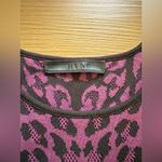 RVN | Dresses | Rvn Burgundy Leopard Print Mini Dress Sz Large Black Photo 3