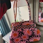 Vera Bradley  Floral Kiss Lock Summer Purse Shoulder Bag Photo 0