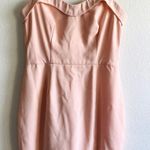 Super Down Light Pink Mini Side Slit Cocktail Dress - Small Photo 2