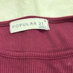 Popular 21  dress burgundy Photo 1