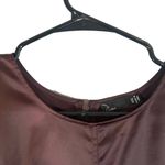 Noir Maroon Sleeveless Formal Zipper Back Tailored Blouse Women Sz XXL Photo 7