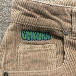 Zumiez Empyre Women’s Empyre Tori Crop 90s Khaki Corduroy Skate Pants Size 2 Photo 1