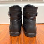 AGL Gemma High Black Leather Jewel Buckle High Top Sneakers 9 Photo 8