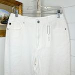 Kancan Irelia Ultra High Rise Mom Jeans White NWT Size Large Photo 10