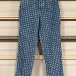 PacSun  High Rise Dad Jean Blue Patterned Photo 3